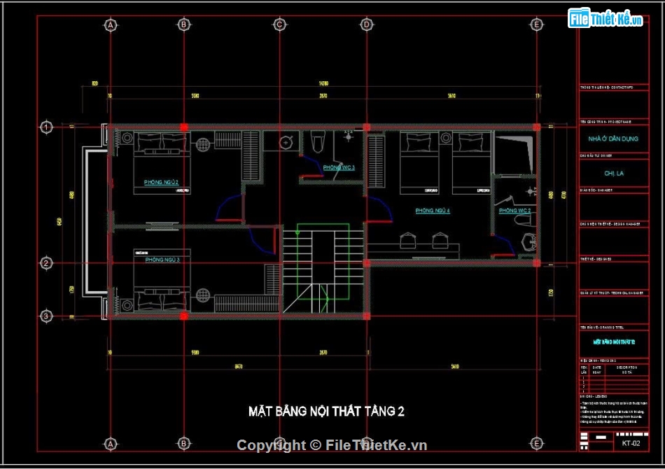 Bản vẽ thiết kế,Nhà phố 3 tầng tân cổ điển,Nhà phố tân cổ điển,Nhà phố 3 tầng,Nhà phố 3 tầng 6.4x14.2m