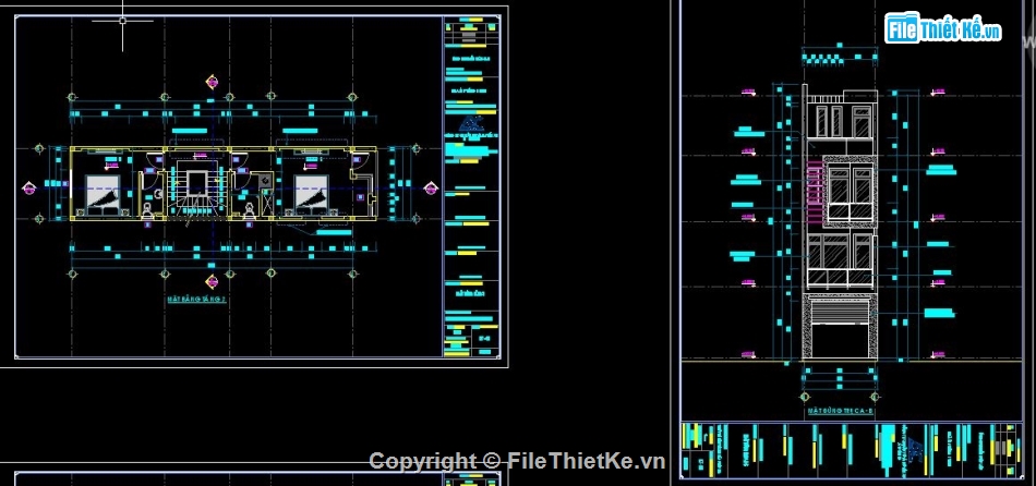 Nhà phố 4 tầng 3.75x15.89m,File cad Nhà phố 4 tầng,Bản vẽ Nhà phố 4 tầng,Hồ sơ Nhà phố 4 tầng,Mẫu Nhà phố 4 tầng,full bộ bản vẽ nhà phố 4 tầng