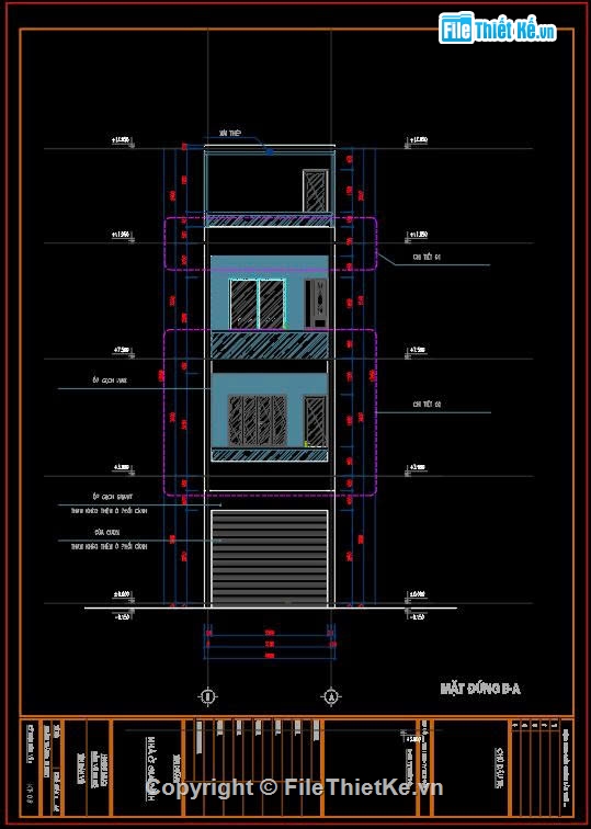 Hồ sơ thiết kế,#Bản vẽ thiết kế,Nhà phố 4 tầng hiện đại,Nhà phố hiện đại,#Nhà phố 4 tầng,#Nhà phố 4 tầng 4mx15m