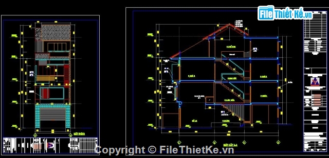 thiết kế nhà 4 tầng,nhà 4 tầng,nhà 4 tầng 4x18m,nhà phố 4 tầng