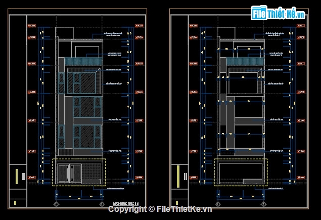 Nhà phố 6 tầng,nhà phố 5 tầng,nhà phố 6x11m 5 tầng,biệt thự 5 tầng 6x11m,bản vẽ nhà 5 tầng 6x11m