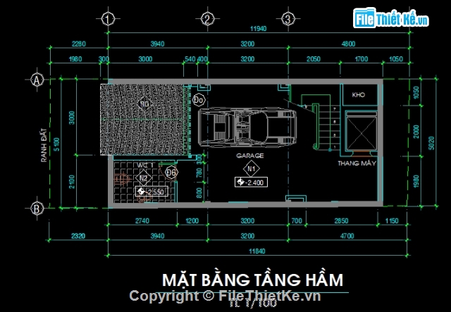 Hồ sơ,bản vẽ nhà phố,5 tầng,tầng hầm,5x12m,mặt tiền 5m