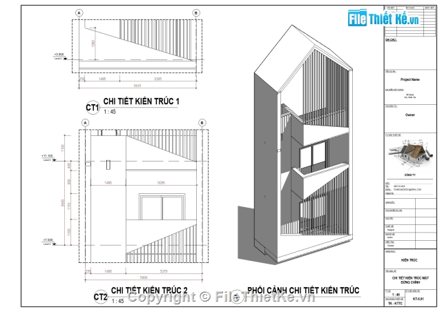bản vẽ revit,bản vẽ nhà phố,revit nhà phố,thiết kế nhà phố