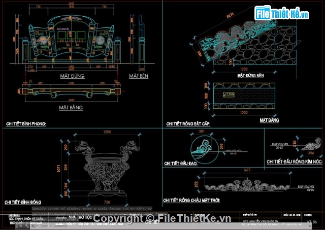 thiết kế nhà thờ,Cad nhà thờ tộc,bản vẽ nhà thờ,bản vẽ cad nhà thờ họ