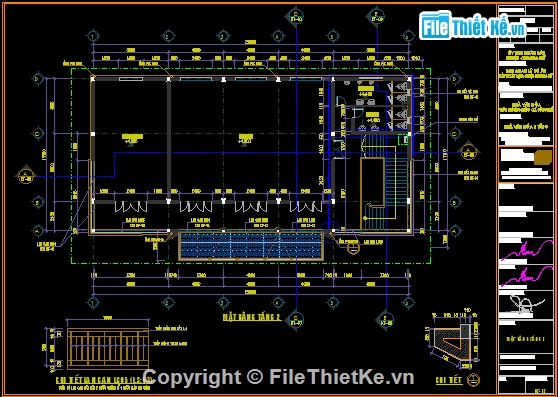 Nhà văn hóa 02 tầng,Nhà văn hóa full thiết kế,nhà văn hóa 2 tầng 11x23m,nhà văn hóa 2 tầng,bản vẽ nhà văn hóa 2 tầng