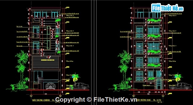 văn phòng,Hồ sơ thiết kế,thiết kế văn phòng,nhà phố 5 tầng 1 hầm