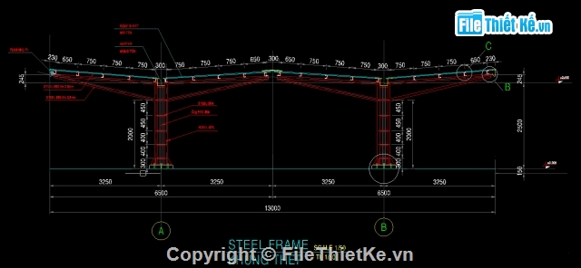 Hồ sơ nhà xưởng,nhà xưởng gara,Hồ sơ thiết kế nhà để xe