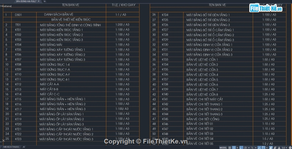 Hồ sơ thiết kế Spa,thiết kế autocad spa,Bản vẽ cad spa,Bản vẽ spa 3 tầng,File cad thiết kế spa,thiết kế spa 3 tầng