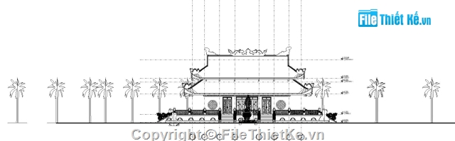 bản vẽ chùa,bản vẽ revit chùa,file revit bản vẽ chùa,thiết kế chùa,Mẫu chùa