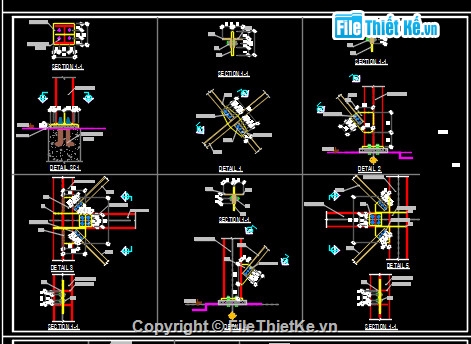 tháp nước bằng thép,tháp nước 50m3,tháp nước bằng thép file cad,tháp nước bằng thép 50m3