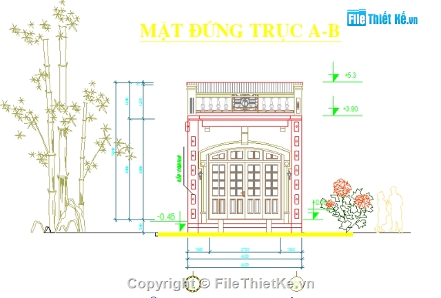 nhà 1 tầng,bản vẽ nhà 1 tầng,bản vẽ nhà,bản vẽ thi công nhà,hồ sơ thi công nhà,bản vẽ