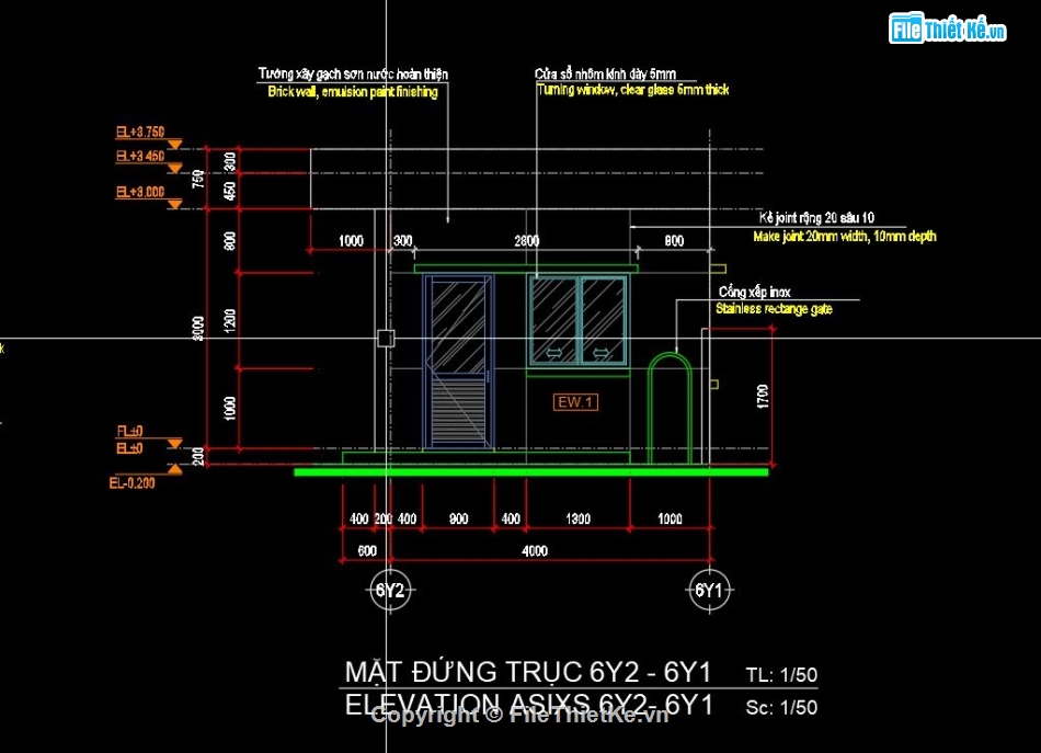 nhà bảo vệ,thiết kế nhà bảo vệ,file autocad nhà bảo vệ