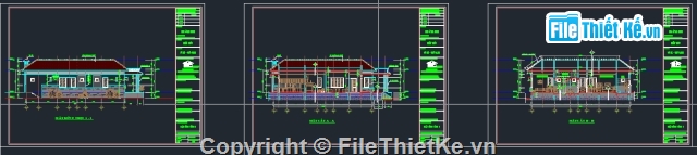 Biệt thự 1 tầng,Nhà cấp IV,Bệt thự 1 hiện đại,CAd nhà cấp IV,biệt thự hiện đại 1 tầng