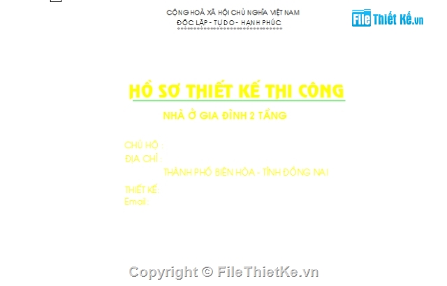 thiết kế nhà ở,nhà 2 tầng,hồ sơ thiết kế thi công,mặt tiền 5m,5x16m,bản vẽ nhà phố