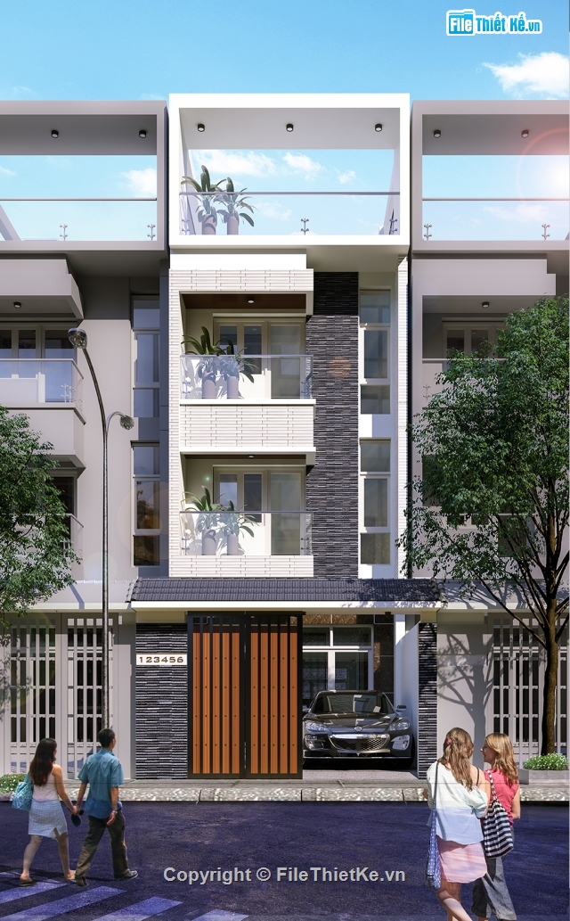 Hồ sơ thiết kế,nhà hiện đại,thiết kế nhà,thiết kế nhà phố hiện đại,Hồ sơ thiết kế nhà 2 tầng,thiết kế nhà phố