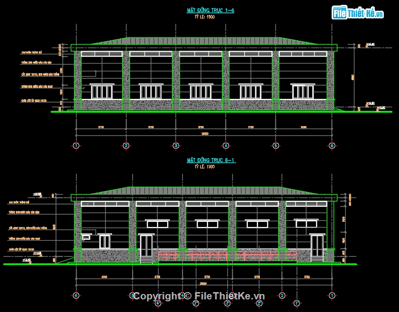 thiết kế trạm bơm thô file cad,trạm bơm nhà máy nước Sơn Thạch,bản vẽ trạm bơm nước