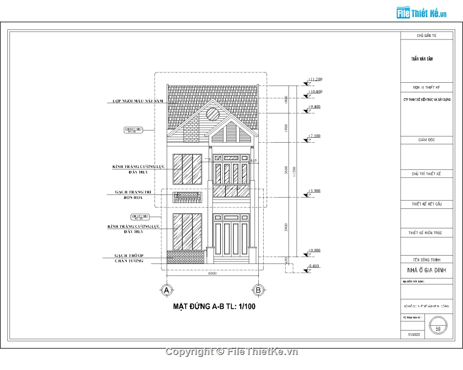 hồ sơ thiết kế nhà phố,nhà phố 2 tầng,bản vẽ nhà phố,kiến trúc nhà phố 2 tầng,kết cấu nhà phố 2 tầng