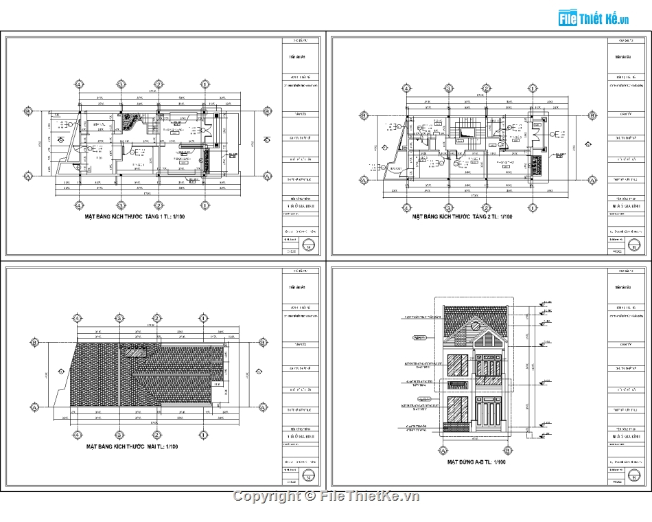 hồ sơ thiết kế nhà phố,nhà phố 2 tầng,bản vẽ nhà phố,kiến trúc nhà phố 2 tầng,kết cấu nhà phố 2 tầng