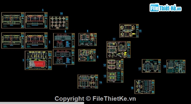 Trường học 2 tầng,vẽ trường học,Trường học cad,File cad trường học 2 tầng,Trường mầm non,trường mẫu giáo