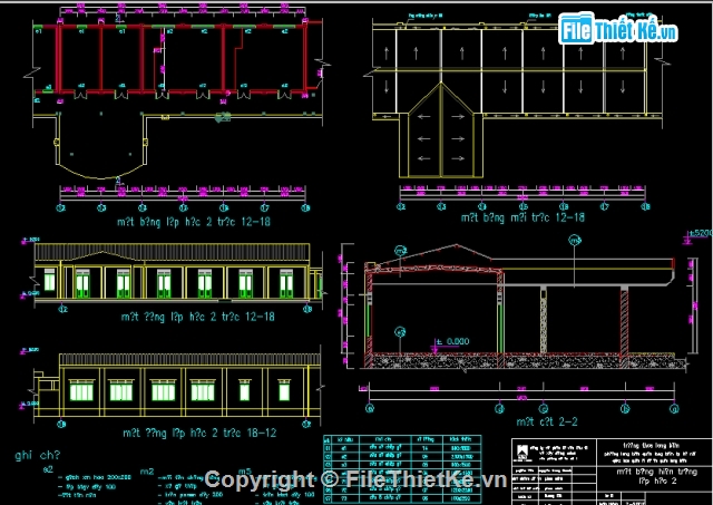 trường học,Hồ sơ thiết kế,Hồ sơ thiết kế trường,trường trung học cơ sở