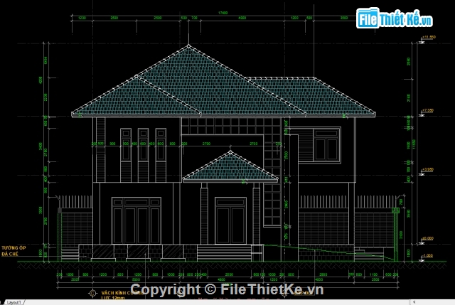 cad biệt thự,file thiết kế biệt thự,Hồ sơ thiết kế VILLA,biệt thự vườn