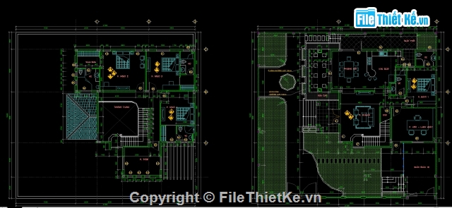 cad biệt thự,file thiết kế biệt thự,Hồ sơ thiết kế VILLA,biệt thự vườn