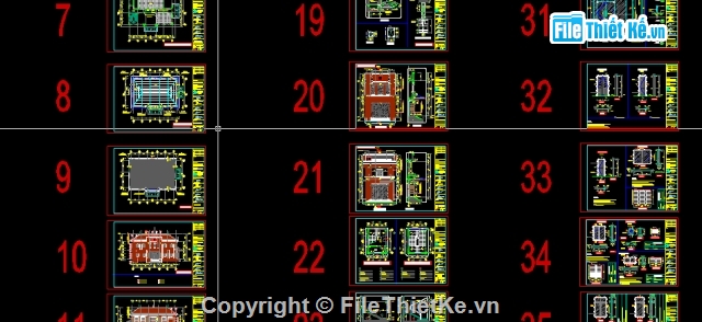 trụ sở ngân hàng,hồ sơ file cad đầy đủ,thiết kế ngân hàng,Hồ sơ thiết kế trụ sở