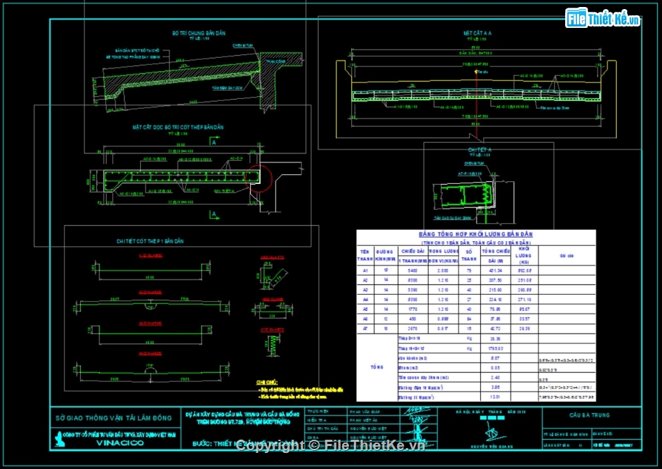 cầu dầm I Cầu Bà Trung,Bản vẽ cầu dầm i 25.7m,Hồ sơ thiết kế cầu dầm I,BVTC cầu dầm I,Dầm I căng sau