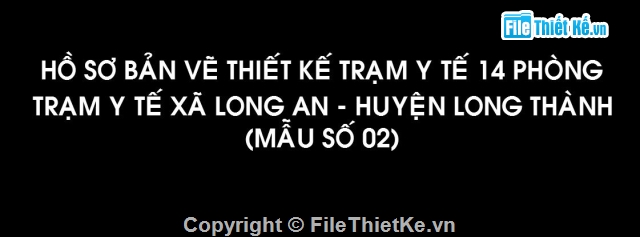 trạm y tế 2 tầng,trạm y tế,Cad trạm y tế