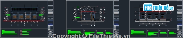 nhà văn hóa thôn,nhà văn hóa bản,nhà văn hóa thôn bản,nhà văn hóa cấp 4,nhà văn hóa  8.5x16.8m