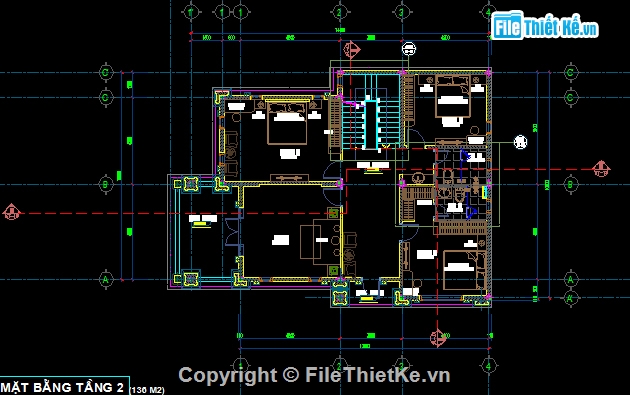 biệt thự 2 tầng,kiến trúc mái thái,biệt thự mái thái 2 tầng