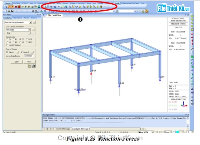 nhà cấp 4,kết cấu,Midas civil,phân tích,thiết kế nhà cấp 4,hướng dẫn sửu dụng midas