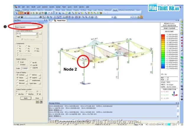 nhà cấp 4,kết cấu,Midas civil,phân tích,thiết kế nhà cấp 4,hướng dẫn sửu dụng midas