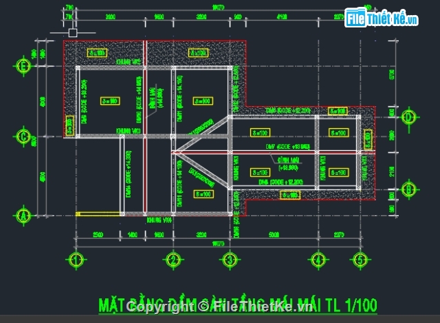 BẢN VẼ BIỆT THỰ PHỐ,BIỆT THỰ FULL,BIỆT THỰ FULL (FILE REVIT),nhà 4 tầng,4 tầng,nhà cấp 4