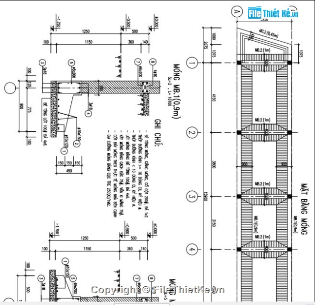 Kết cấu nhà dân,bản vẽ kết cấu nhà 4 tầng,thiết kế kết cấu nhà 4 tầng