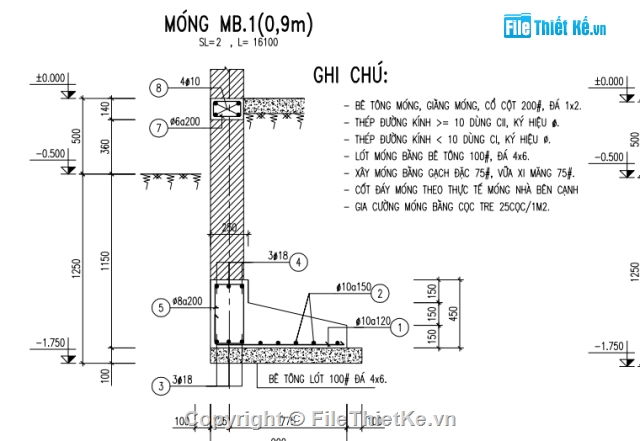 Kết cấu nhà dân 4 tầng đầy đủ