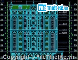 khách sạn 5 tầng,cad khách sạn 5 tầng,khách sạn 5 tầng cad