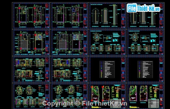 Khách sạn 17 tầng,khách sạn file cad,cad khách sạn,khách sạn file autocad
