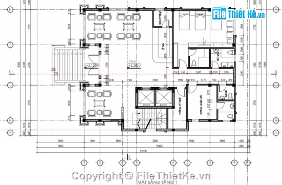 khách sạn tân cổ điển 5 tầng,khách sạn 5 tầng,cad khách sạn 5 tầng