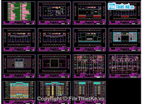 Khách sạn 9 tầng,cad khách sạn 9 tầng,khách sạn 9 tầng cad,file cad khách sạn 9 tầng