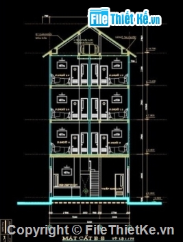 khách sạn 4 tầng,Khách sạn mini,cad khách sạn 4 tầng,khách sạn mini 4 tầng