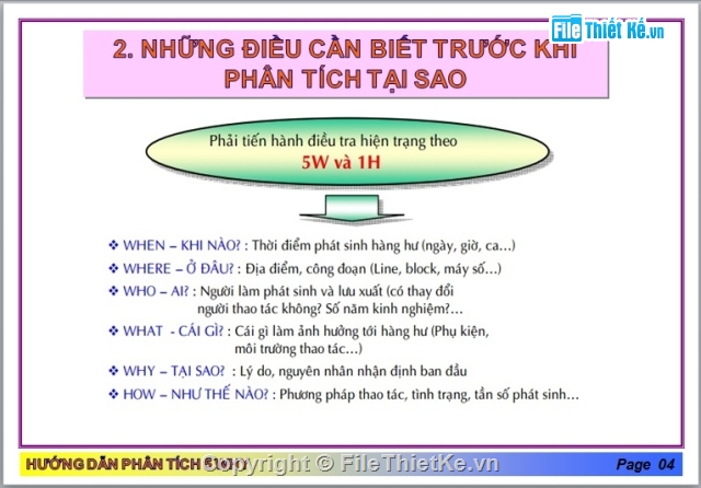 TÀI LIỆU VỀ 5 WHY,BÀI GIẢNG VỀ 5 WHY,PHƯƠNG PHÁP PHÂN TÍCH 5 WHY,KHÁI NIỆM VỀ 5 WHY