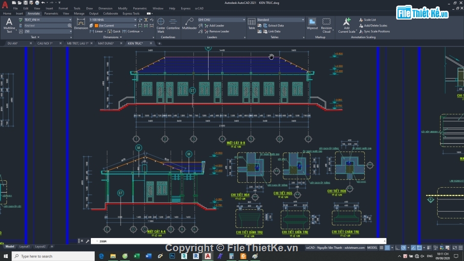 văn phòng trường học,nhà hiệu bộ 12.4x21.6m,bản vẽ nhà hiệu bộ,file cad nhà hiệu bộ,thiết kế nhà hiệu bộ