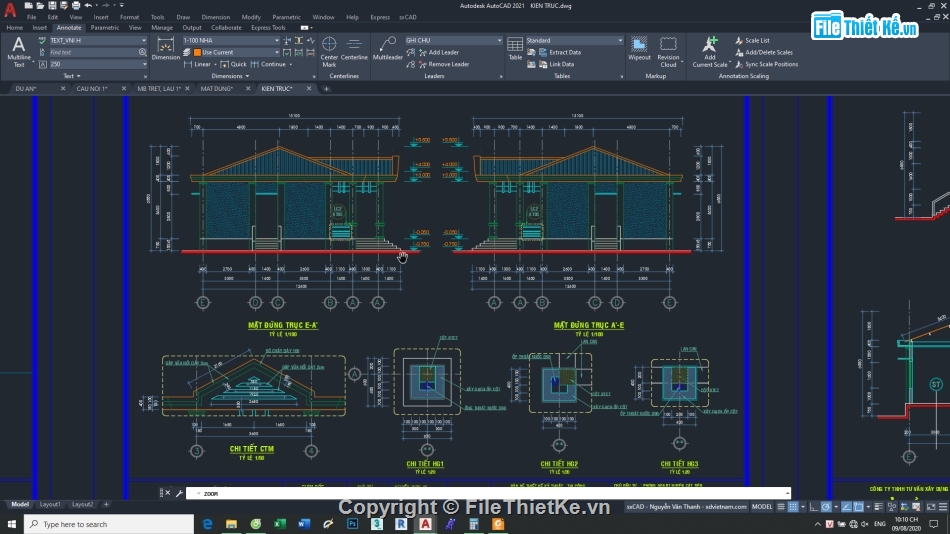 văn phòng trường học,nhà hiệu bộ 12.4x21.6m,bản vẽ nhà hiệu bộ,file cad nhà hiệu bộ,thiết kế nhà hiệu bộ