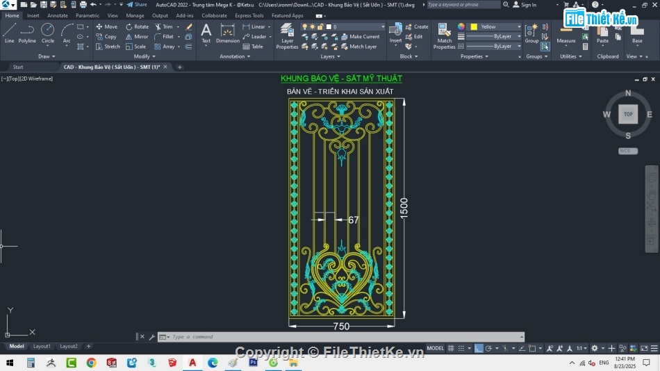 khung bảo vệ file dxf,thiết kế cổng hàng rào đẹp,cổng và hàng rào sắt đẹp,file cnc khung bảo vệ,cad hàng rào sắt hộp,hàng rào sắt cnc