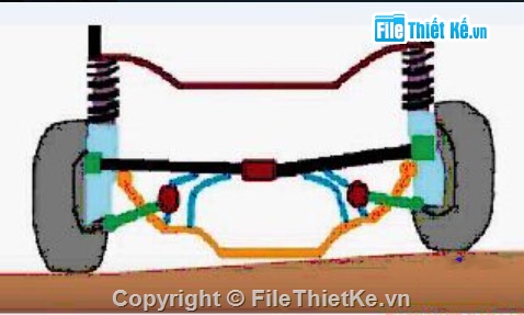 bệ thử hệ thống treo,McPherson,kiểm nghiệm hệ thống treo,đồ án ô tô,hệ thống treo trước xe du lịch