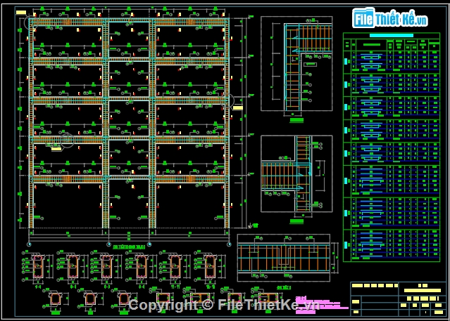 đồ án tốt nghiệp,chung cư 6 tầng,bản vẽ,bản vẽ autocad,47 x 18m,hình chữ nhật