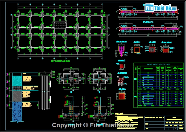 đồ án tốt nghiệp,chung cư 6 tầng,bản vẽ,bản vẽ autocad,47 x 18m,hình chữ nhật