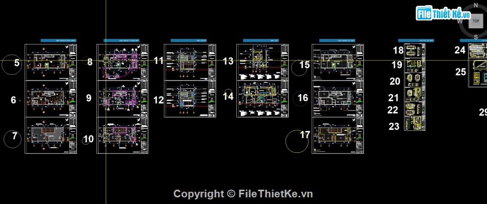 nhà phố 2 tầng,nhà phố 7x15m,kiến trúc nhà phố,Hồ sơ thiết kế nhà phố file cad