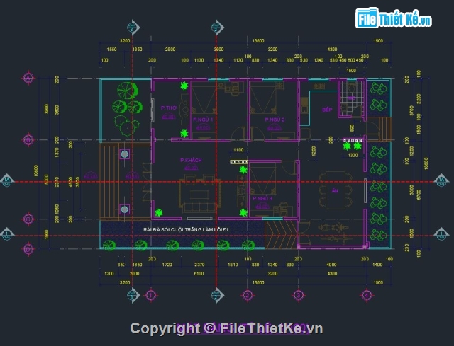 nhà vườn,nhà cấp 4 đẹp,Bản vẽ nhà 1 tầng đẹp,biệt thự nhà vườn,biệt thự cấp 4